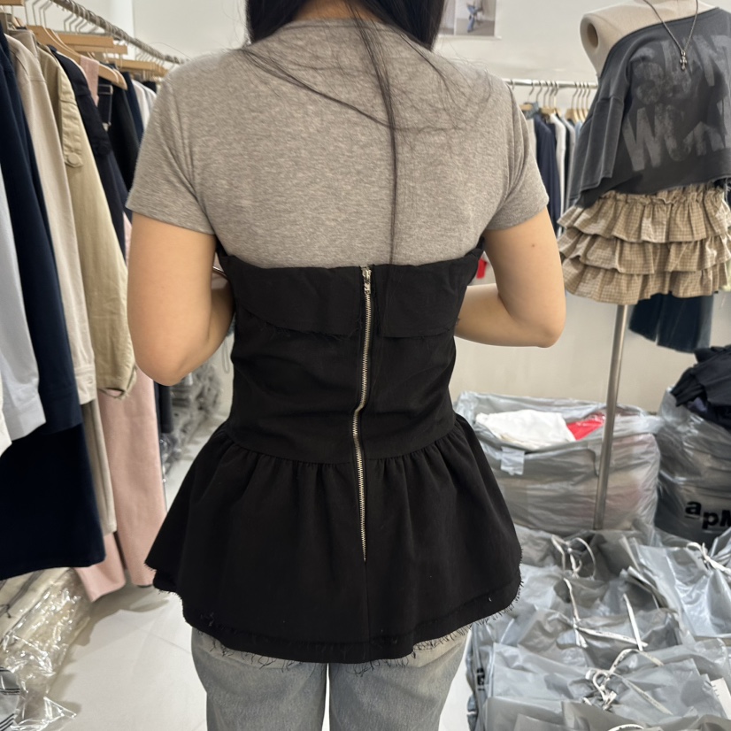 BAGUETTE-P東大門代購女士新款26春夏職業吊帶背心不含內搭BAGUETTE-P吊帶/背心