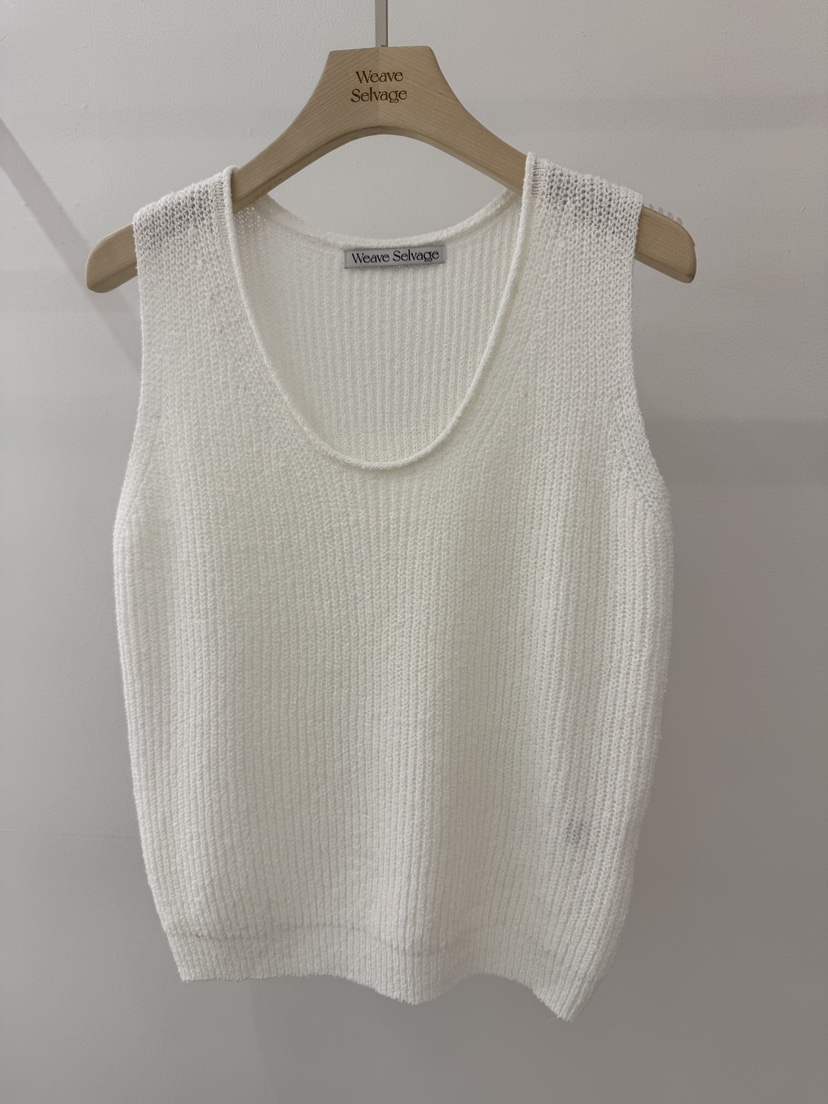 WEAUE SELVAGE韓國代購女士新款26春夏推薦時尚吊帶背心Weave Selvage吊帶/背心圖色1