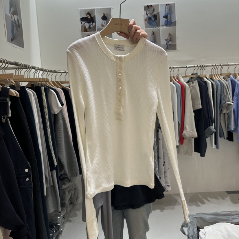 BAGUETTE-P東大門代購女裝新品真品26春夏熱賣人氣針織衫BAGUETTE-P針織衫圖色1