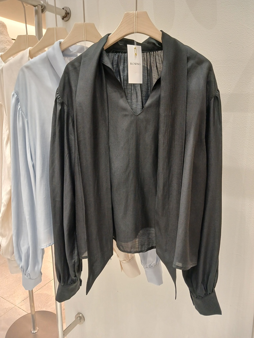 X韓國直郵女裝新品推薦人氣職業熱賣休閑時尚26春夏襯衫蕾絲衫X襯衫/蕾絲衫圖色4