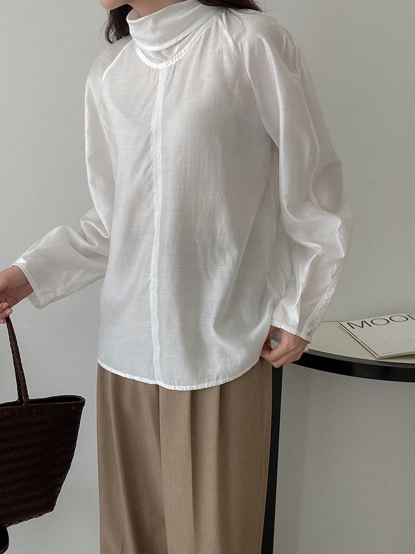 X韓國代購女士新品推薦熱賣時尚職業26春夏人氣襯衫蕾絲衫X襯衫/蕾絲衫