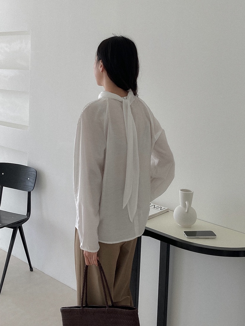 X韓國代購女士新品推薦熱賣時尚職業26春夏人氣襯衫蕾絲衫X襯衫/蕾絲衫