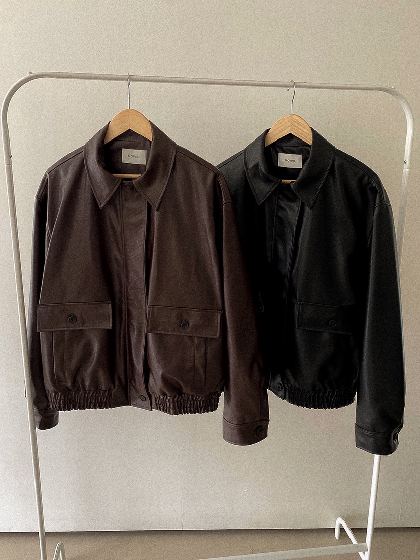 X韓國東大門代購女裝新款推薦人氣職業休閑時尚26春夏夾克皮革X夾克