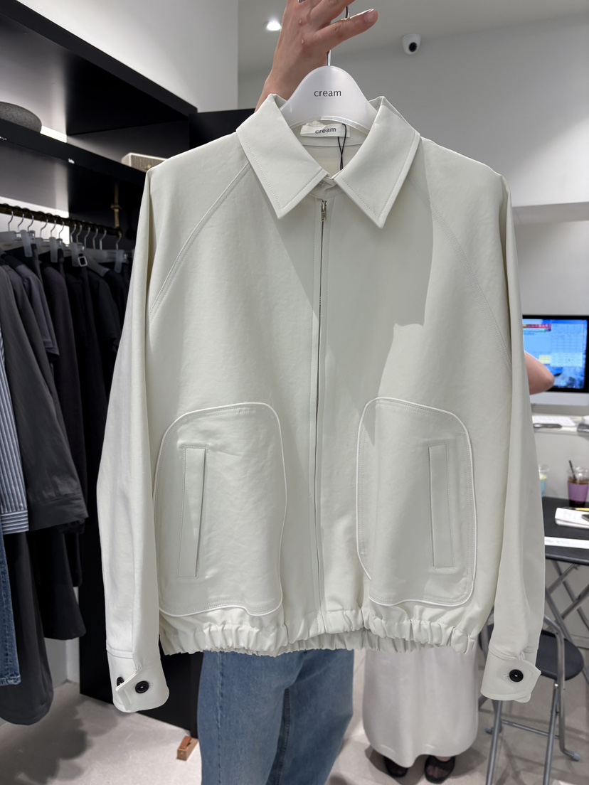 CREAM-P韓國東大門代購女裝新款熱賣推薦26春夏人氣夾克CREAM-P夾克圖色1