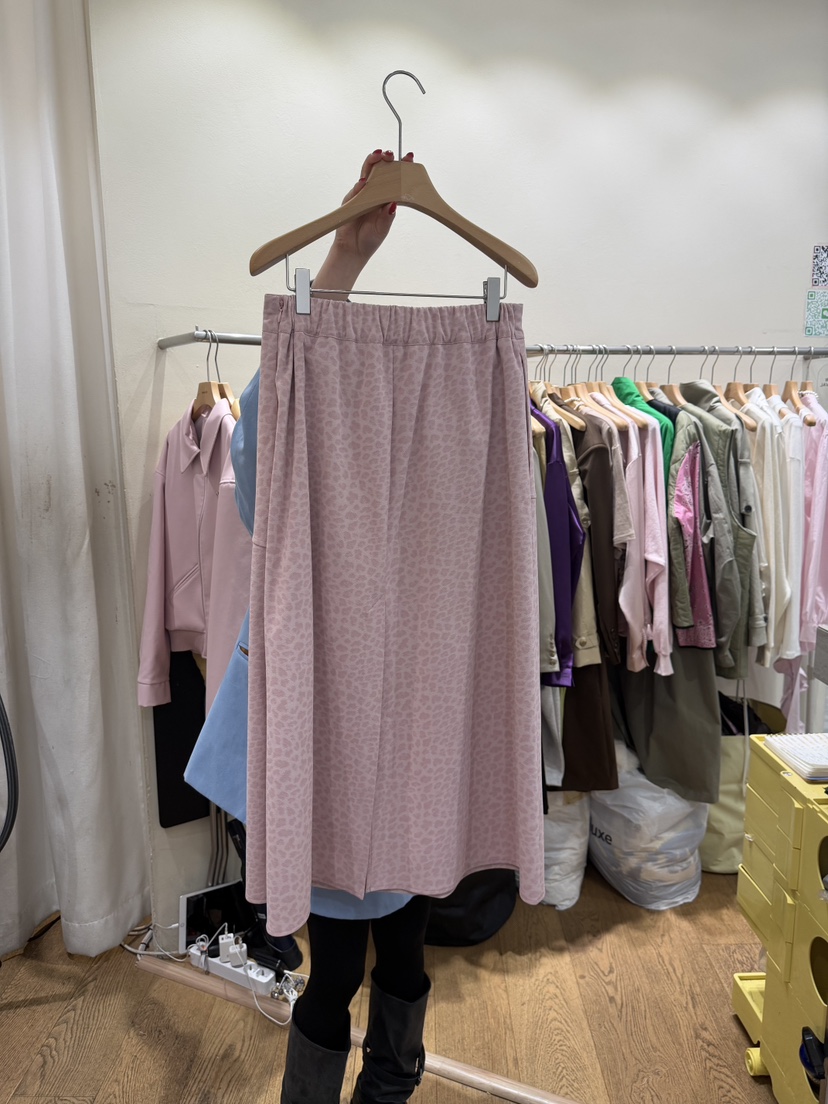 AUVERFIT韓國東大門代購女裝新品推薦人氣熱賣長裙絨面革AUVERFIT長裙