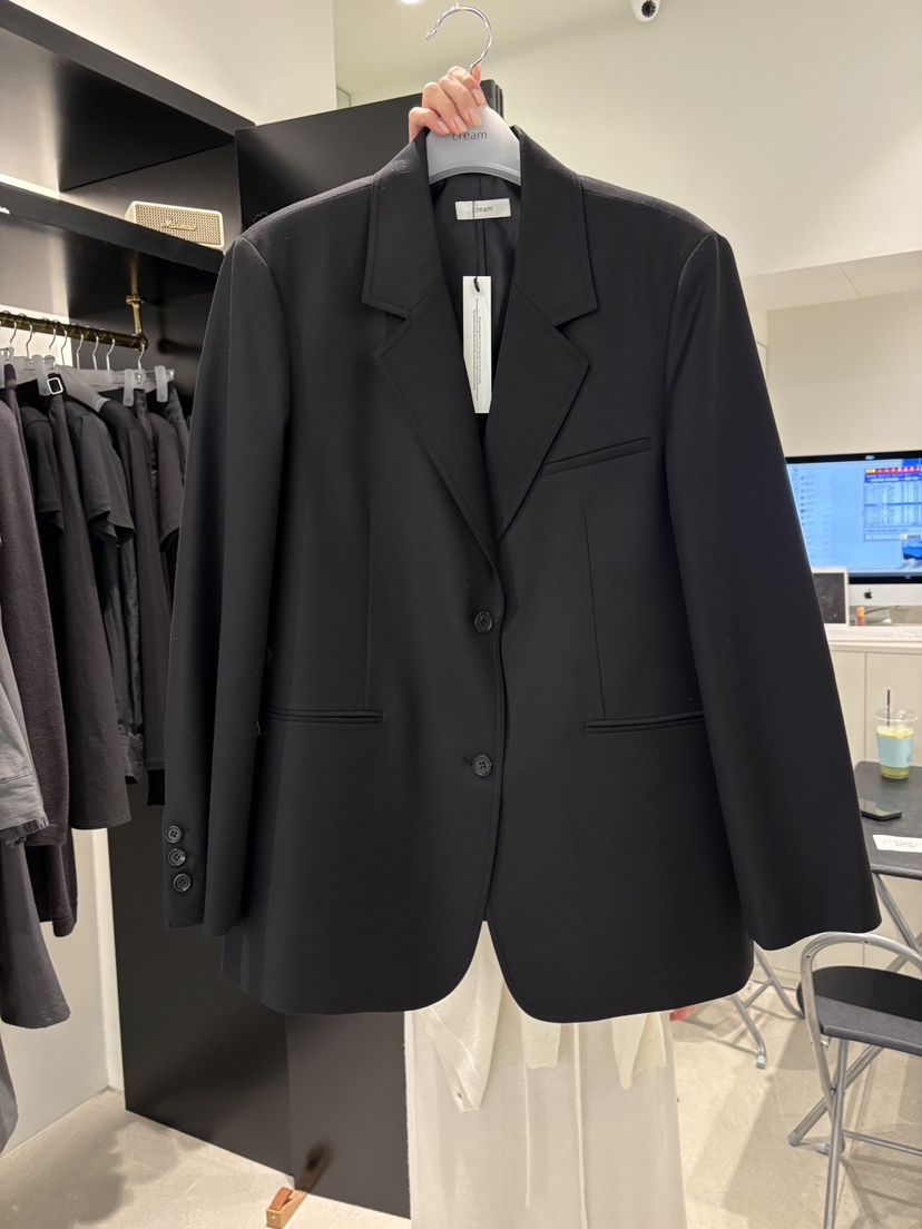 CREAM-P韓國直郵實拍女士新品時尚職業推薦26春夏熱賣夾克CREAM-P夾克圖色2