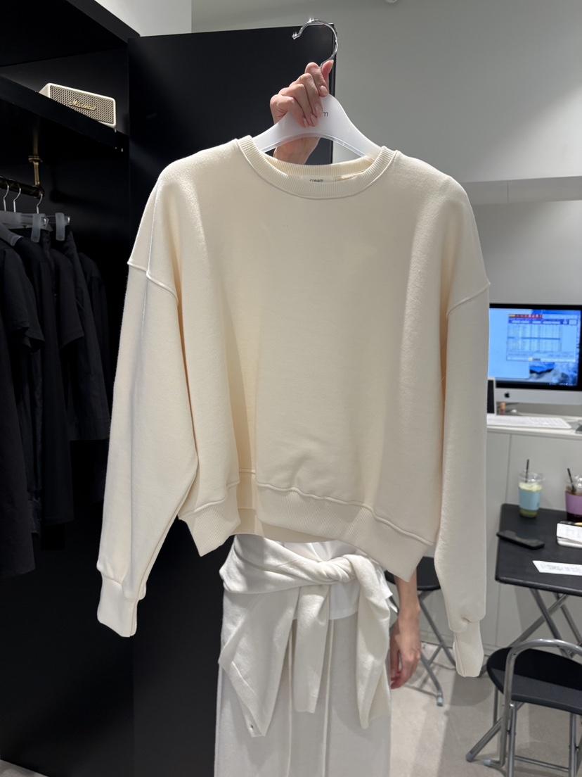 CREAM-P韓國直郵實拍女裝新品職業26春夏熱賣人氣推薦衛衣CREAM-P衛衣圖色1