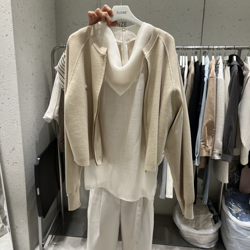 BRONZE韓國東大門直郵女士新款26春夏針織衫不含內搭開襟衫BRONZE針織衫圖色3