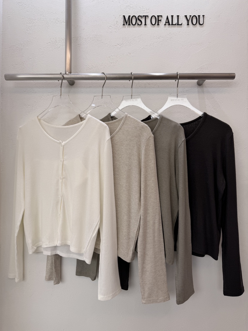 MOST OF ALL U韓國代購女士新款26春夏熱賣休閑針織衫MOST OF ALL U針織衫