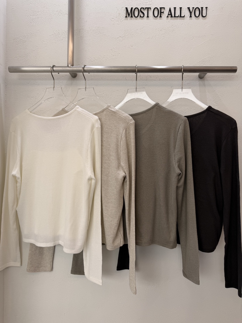 MOST OF ALL U韓國代購女士新款26春夏熱賣休閑針織衫MOST OF ALL U針織衫