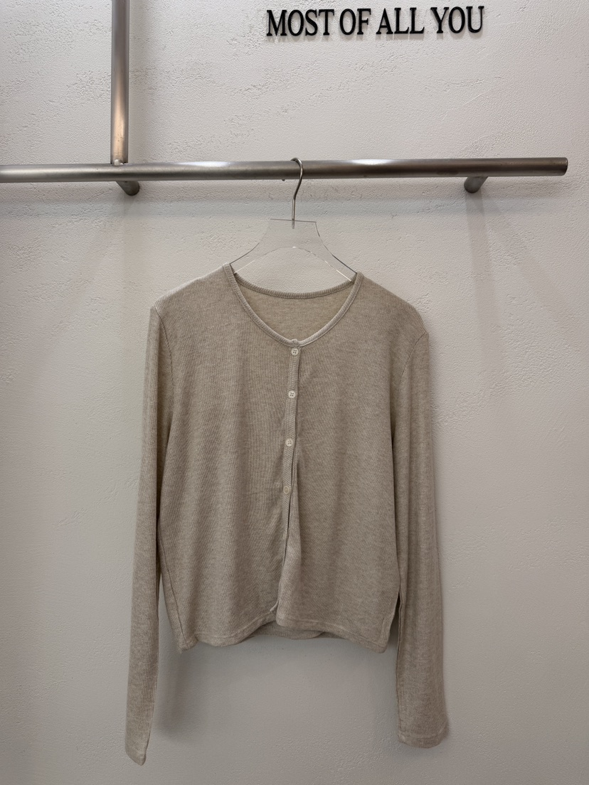 MOST OF ALL U韓國代購女士新款26春夏熱賣休閑針織衫MOST OF ALL U針織衫圖色2