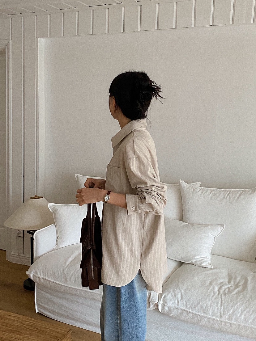 X韓國東大門直郵女士新款人氣職業休閑推薦時尚襯衫蕾絲衫X襯衫/蕾絲衫