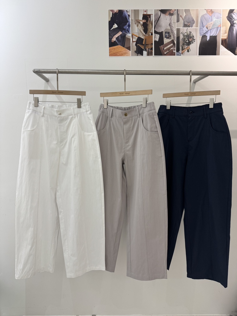 WEAUE SELVAGE韓國直郵實拍女裝新款熱賣人氣時尚休閑褲Weave Selvage休閑褲