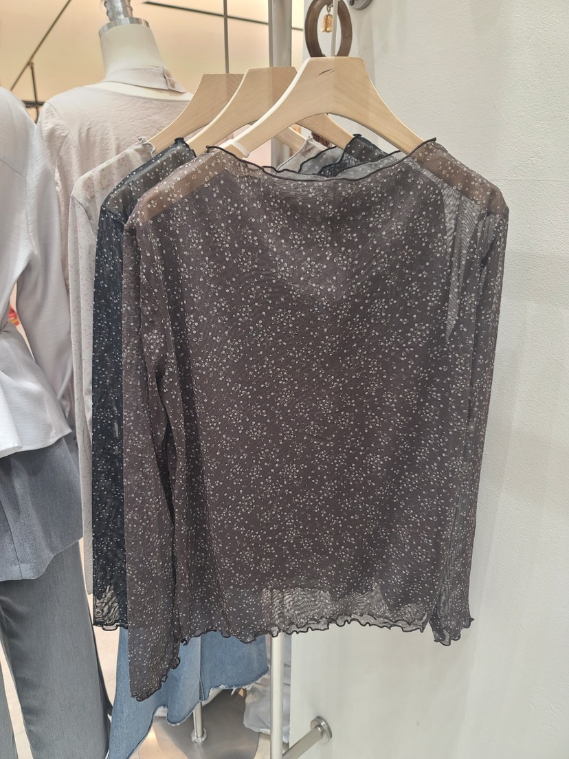 X韓國直郵實拍女裝新款人氣推薦26春夏熱賣時尚襯衫蕾絲衫X襯衫/蕾絲衫圖色1