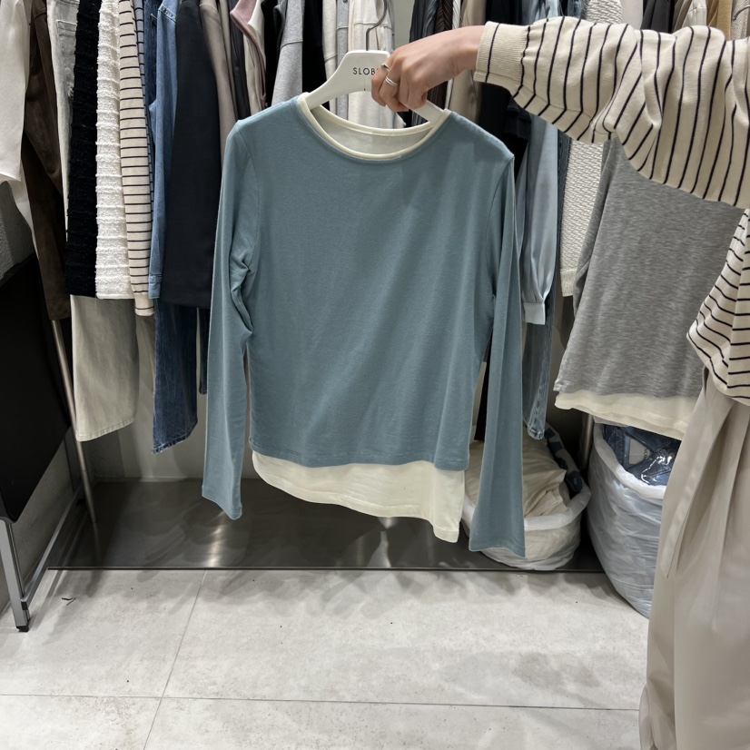 BRONZE韓國東大門直郵女士新品26春夏熱賣時尚休閑長袖T恤BRONZE長袖T恤圖色3