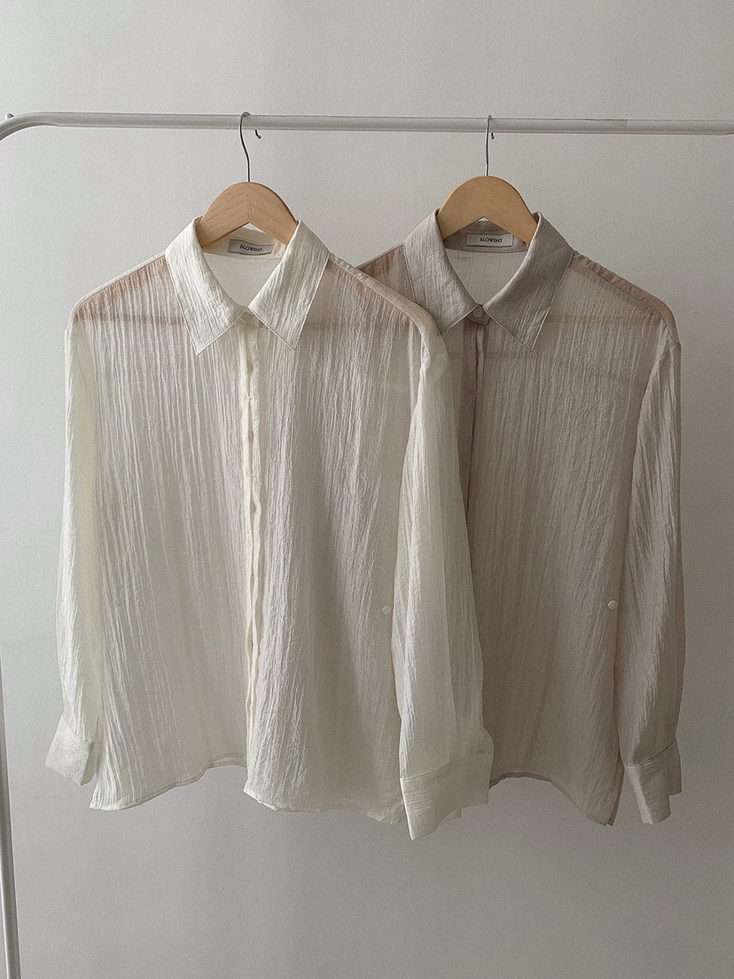 X韓國代購女裝新品職業休閑推薦熱賣26春夏人氣襯衫蕾絲衫X襯衫/蕾絲衫