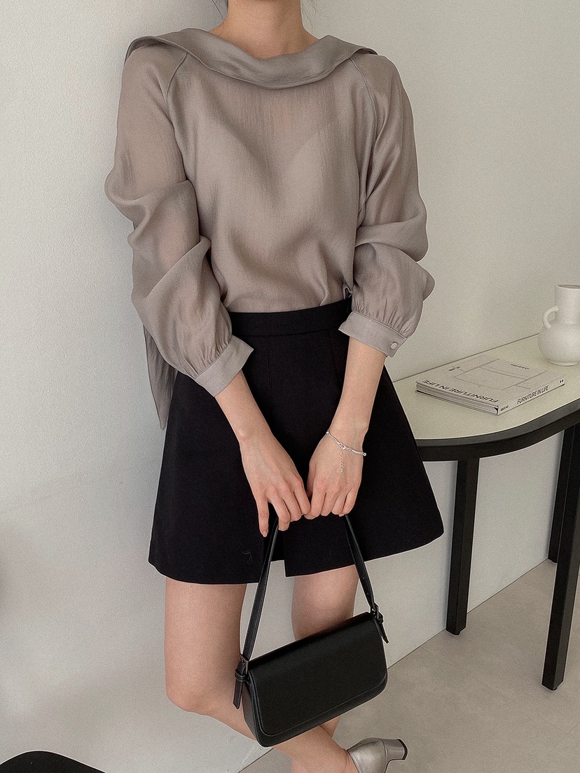 X韓國東大門代購女士新品休閑推薦人氣時尚26春夏襯衫蕾絲衫X襯衫/蕾絲衫