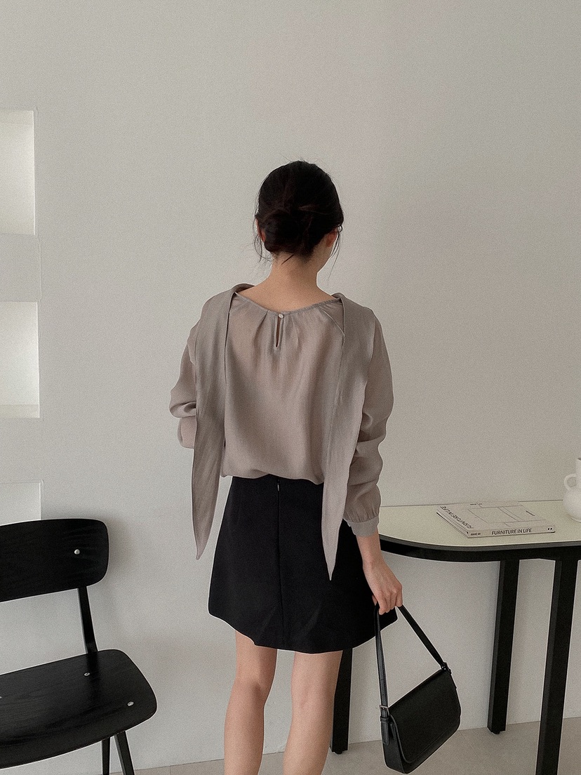 X韓國東大門代購女士新品休閑推薦人氣時尚26春夏襯衫蕾絲衫X襯衫/蕾絲衫