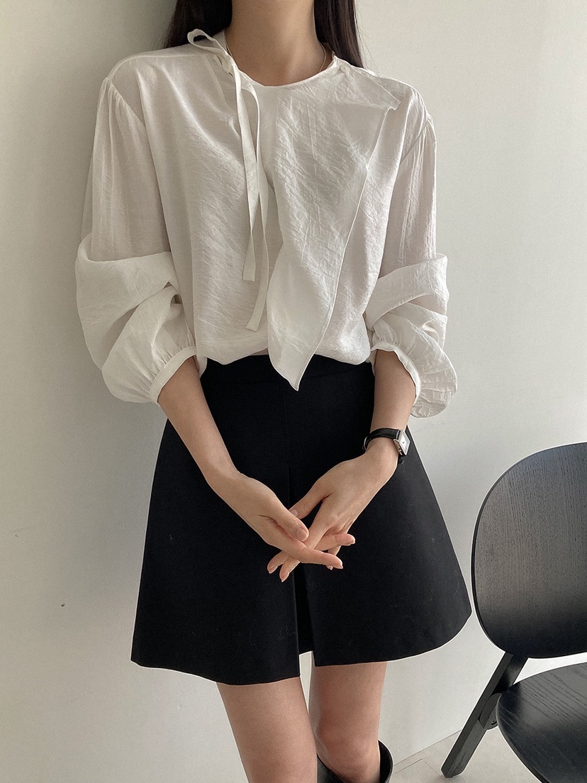 X韓國直郵女士新品職業26春夏熱賣休閑人氣推薦襯衫蕾絲衫X襯衫/蕾絲衫