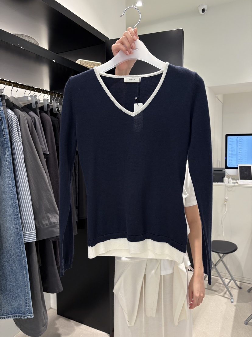 CREAM-P韓國東大門代購女裝新款職業熱賣人氣26春夏針織衫CREAM-P針織衫圖色3