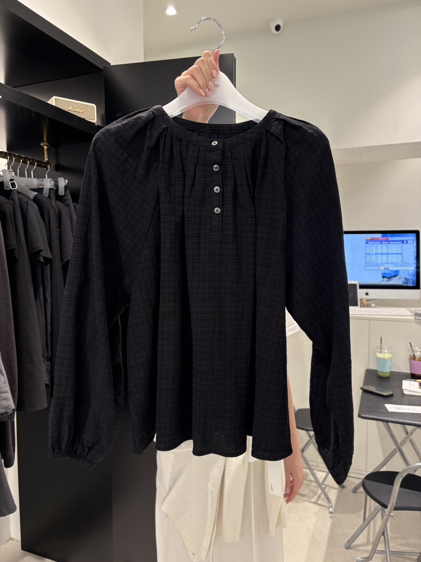 CREAM-P韓國代購女裝新品職業時尚熱賣人氣推薦襯衫蕾絲衫CREAM-P襯衫/蕾絲衫圖色2