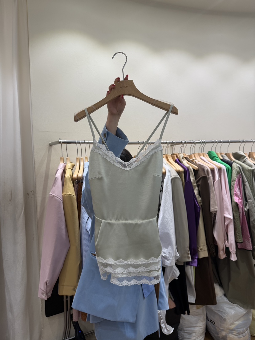 AUVERFIT韓國東大門代購女士新品26春夏休閑時尚吊帶背心AUVERFIT吊帶/背心圖色1