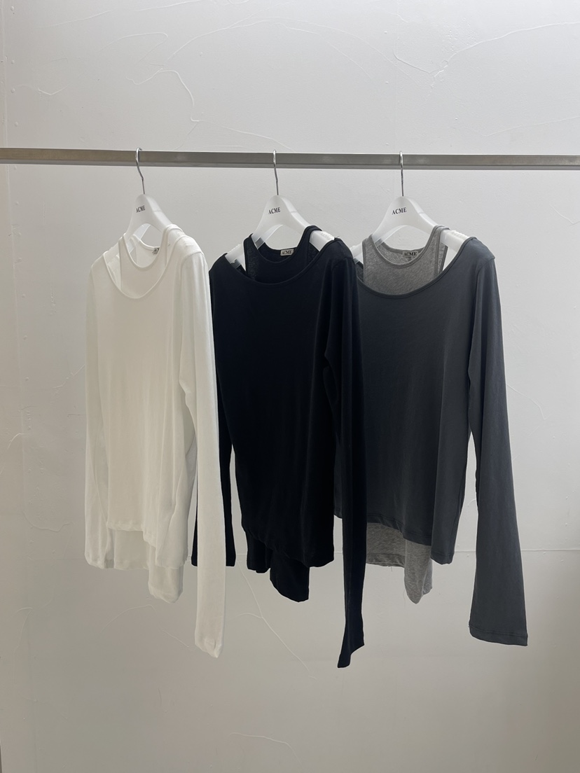 ACME韓國代購女裝新品休閑26春夏人氣職業推薦長袖T恤透明ACME長袖T恤