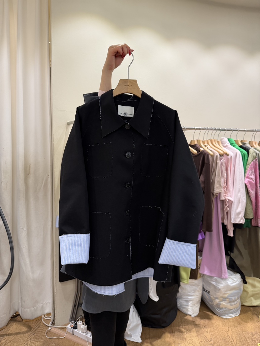 AUVERFIT韓國東大門代購女士新款休閑26春夏推薦時尚夾克AUVERFIT夾克圖色2