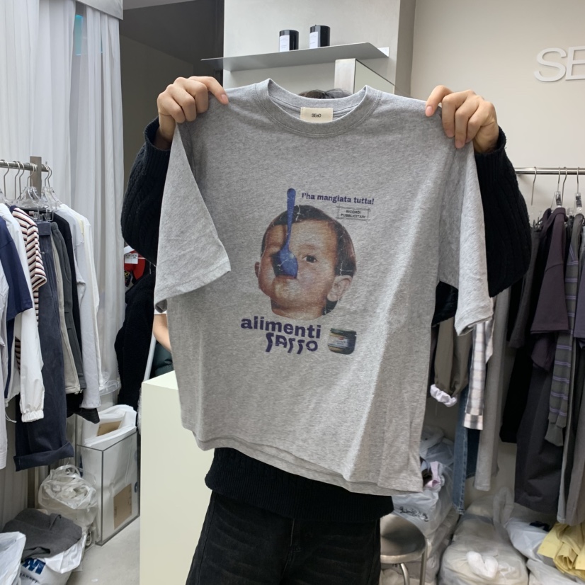 LEESEED-A韓國東大門直郵女裝新款職業人氣26春夏時尚T恤SEeD/LEESEEDT恤圖色1