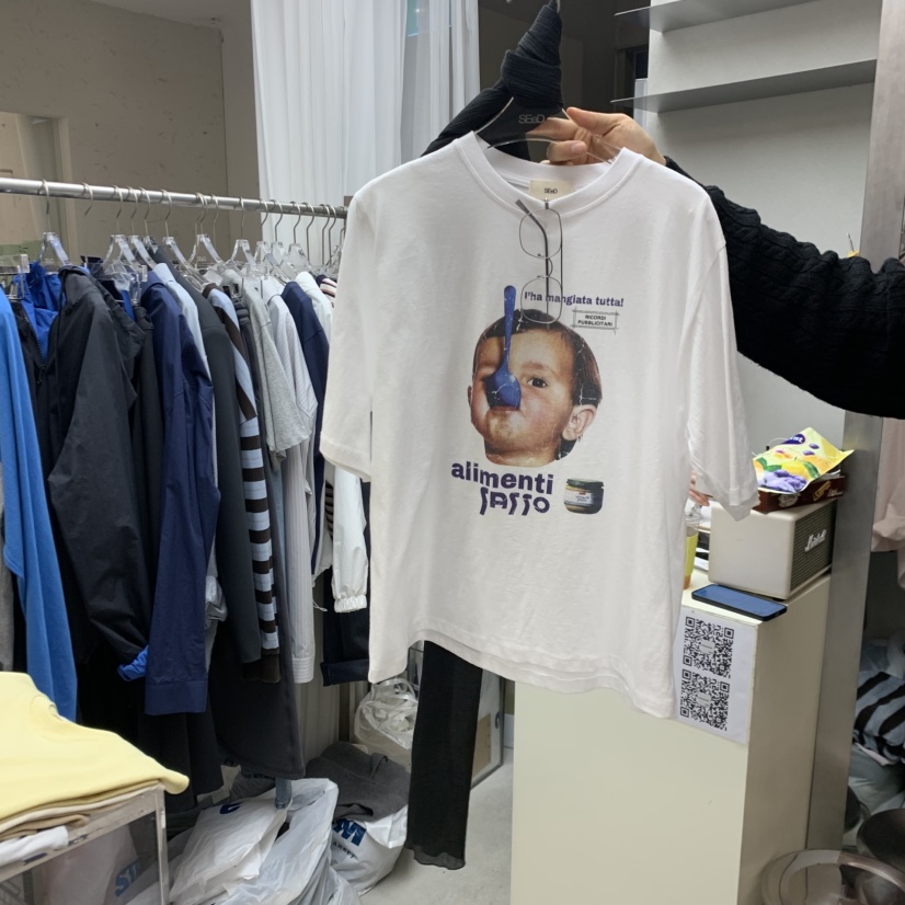 LEESEED-A韓國東大門直郵女裝新款職業人氣26春夏時尚T恤SEeD/LEESEEDT恤圖色3