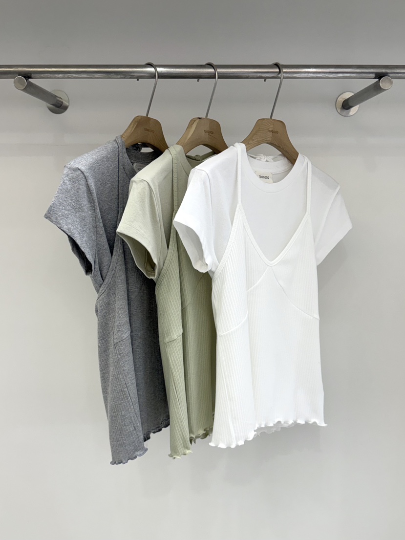 TOOGOOD韓國直郵女裝新款26春夏人氣時尚套裝兩件套V領套裝TOOGOOD套裝