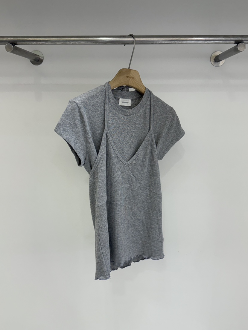 TOOGOOD韓國直郵女裝新款26春夏人氣時尚套裝兩件套V領套裝TOOGOOD套裝圖色3