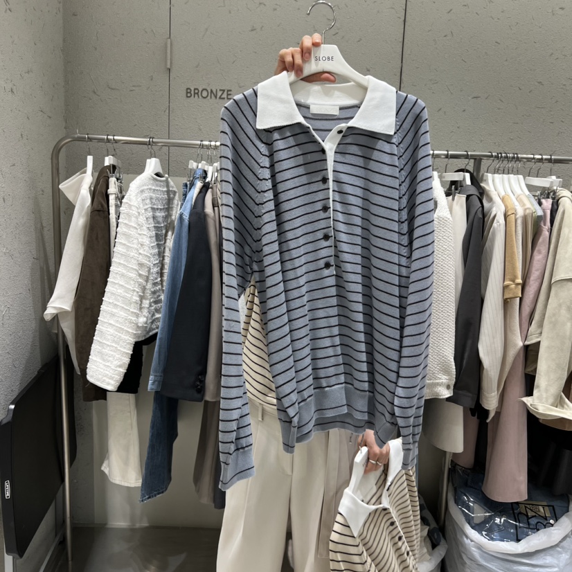 BRONZE韓國直郵實拍女裝新品熱賣人氣職業26春夏推薦針織衫BRONZE針織衫圖色2