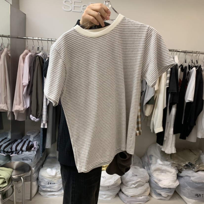 LEESEED-A韓國代購女裝新款26春夏時尚休閑熱賣職業人氣T恤SEeD/LEESEEDT恤圖色2