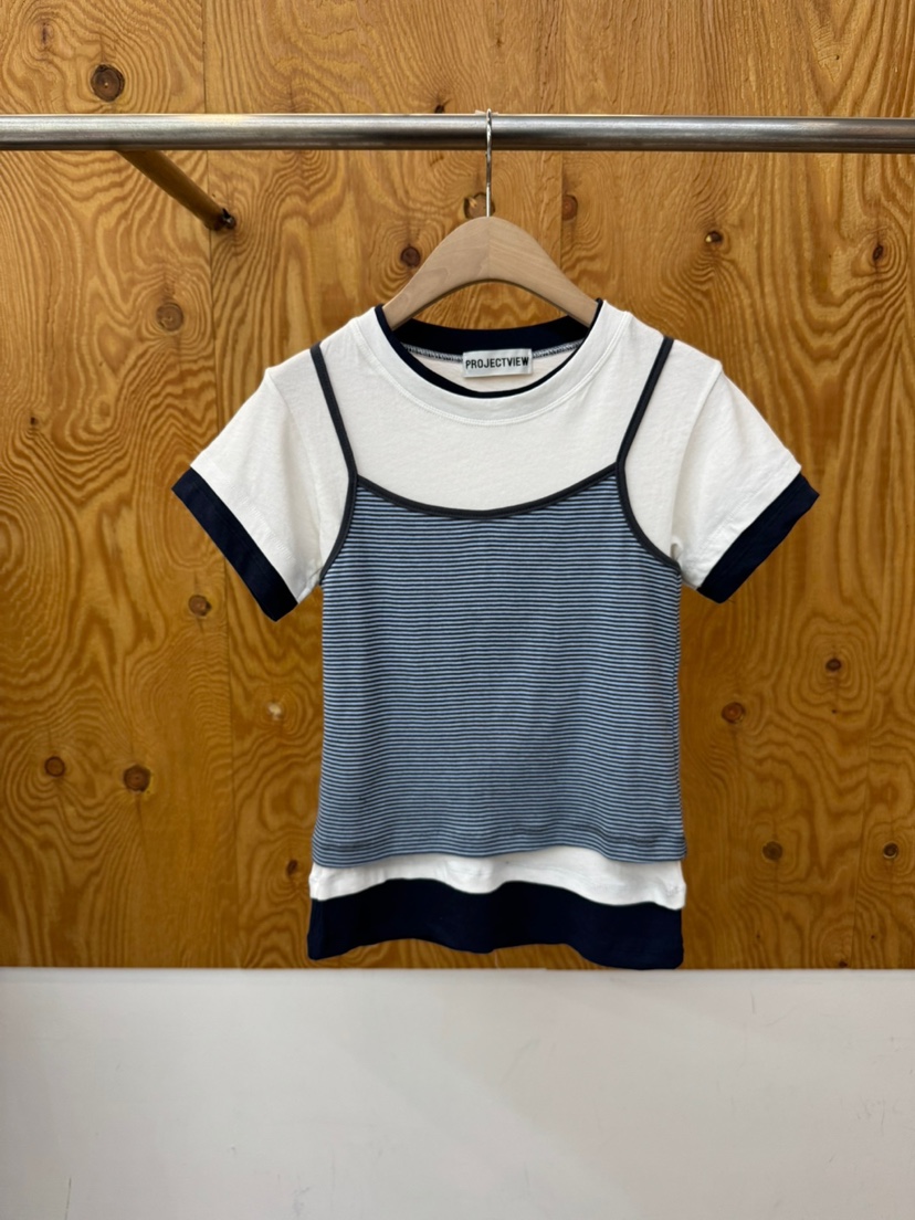 PROJECTVIEW韓國直郵女士新款時尚熱賣推薦人氣T恤單排扣PROJECTVIEWT恤圖色2