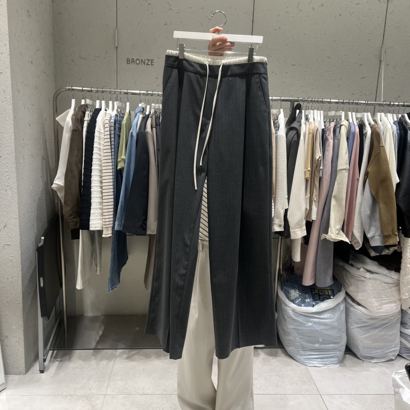 BRONZE韓國直郵女裝新品26春夏人氣熱賣休閑時尚推薦休閑褲BRONZE休閑褲圖色2