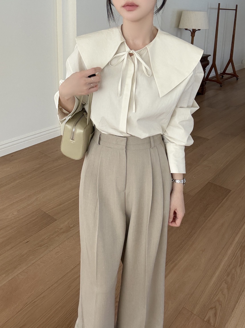 X韓國東大門直郵女裝新品推薦26春夏人氣時尚休閑襯衫蕾絲衫X襯衫/蕾絲衫