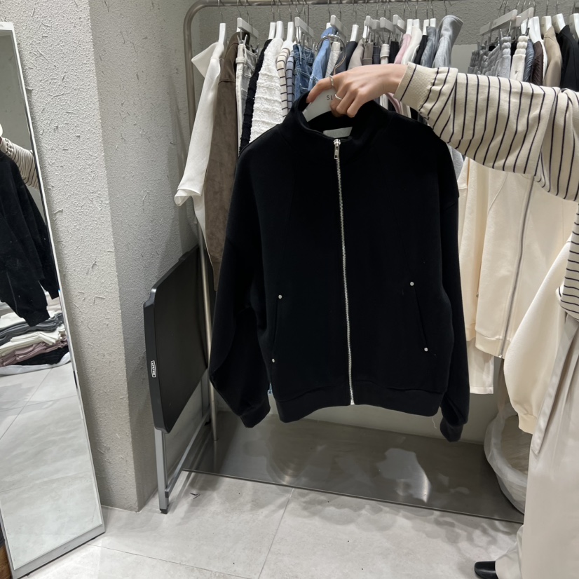 BRONZE韓國直郵實拍女士新品熱賣時尚職業休閑26春夏衛衣拉鏈BRONZE衛衣圖色3