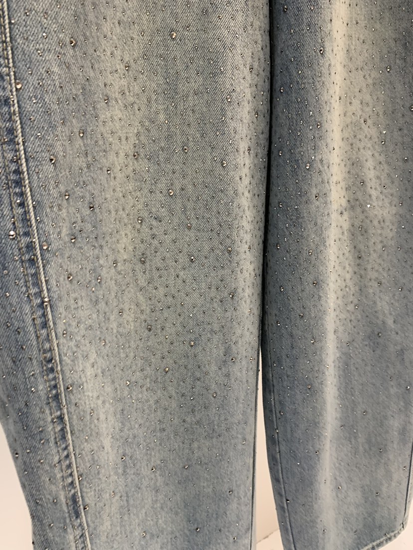 FABRIC韓國直郵女士新款休閑時尚推薦職業熱賣26春夏牛仔褲FABRIC牛仔褲