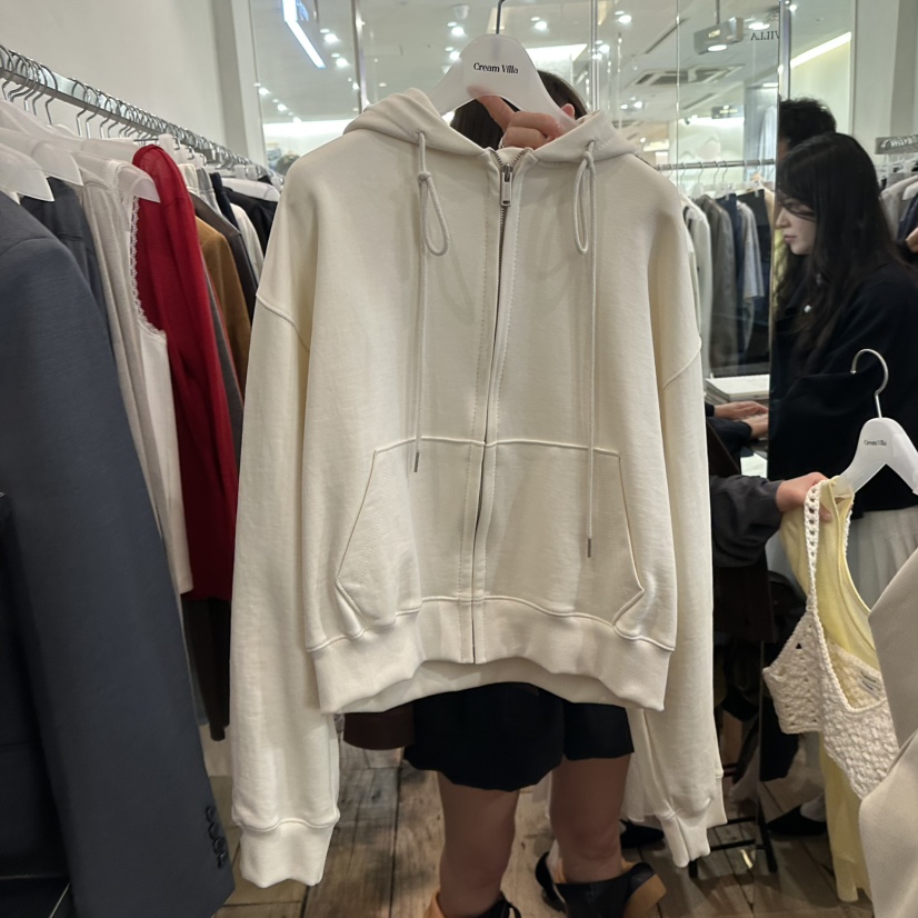 CREAM VILLA韓國直郵女士新款人氣夾克拉鏈CREAMVILLA夾克圖色1