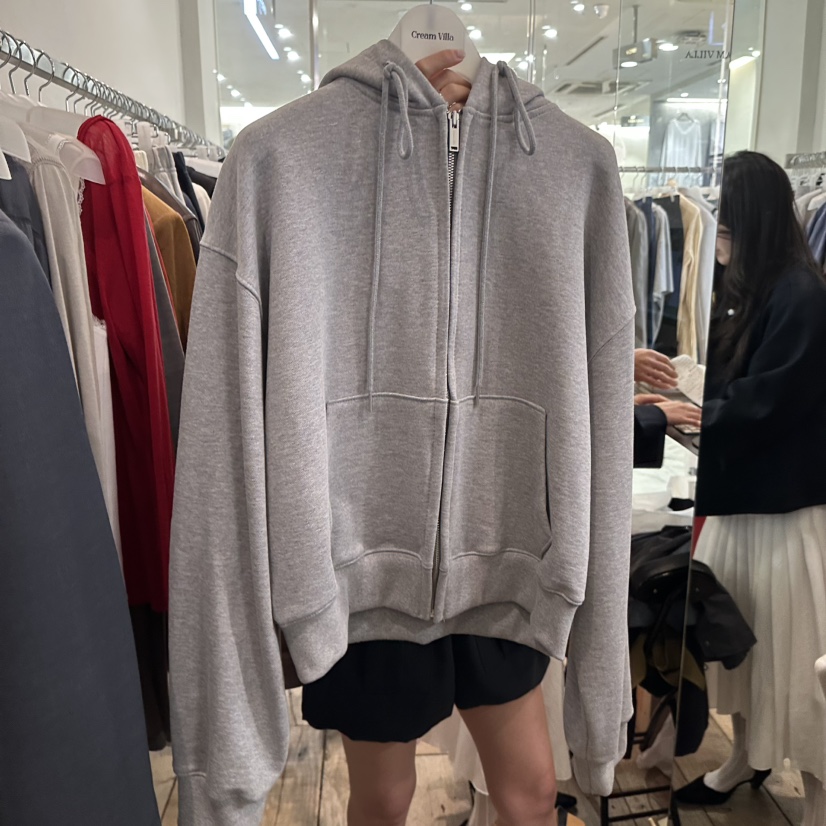 CREAM VILLA韓國直郵女士新款人氣夾克拉鏈CREAMVILLA夾克圖色2