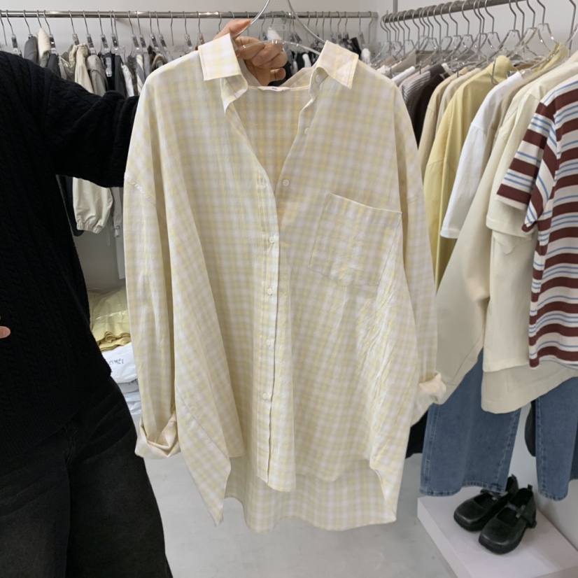 LEESEED-A韓國東大門代購女士新品26春夏人氣襯衫蕾絲衫SEeD/LEESEED襯衫/蕾絲衫圖色1