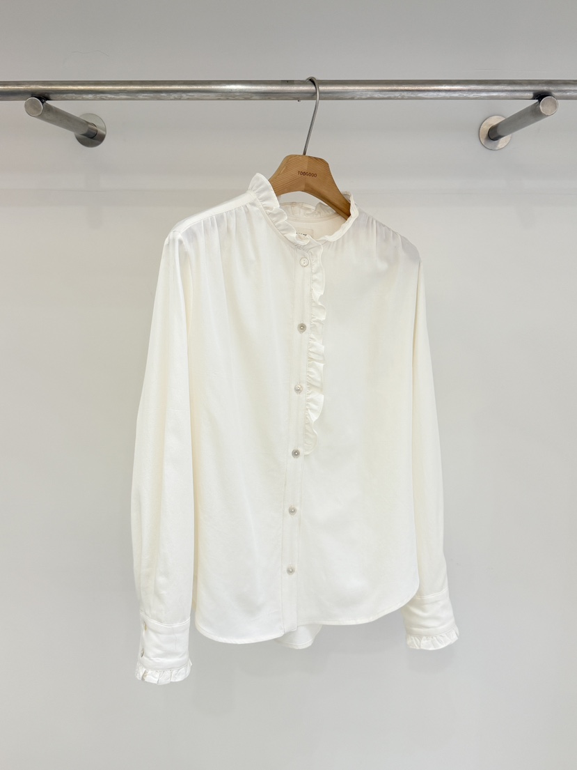 TOOGOOD韓國直郵女士新款26春夏人氣時尚休閑職業襯衫蕾絲衫TOOGOOD襯衫/蕾絲衫圖色1