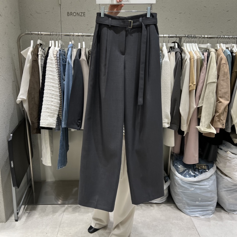 BRONZE韓國東大門代購女士新品職業推薦26春夏休閑休閑褲BRONZE休閑褲圖色2