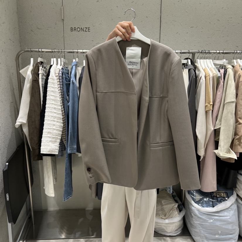 BRONZE韓國代購女士新款推薦人氣休閑職業26春夏時尚夾克BRONZE夾克圖色2