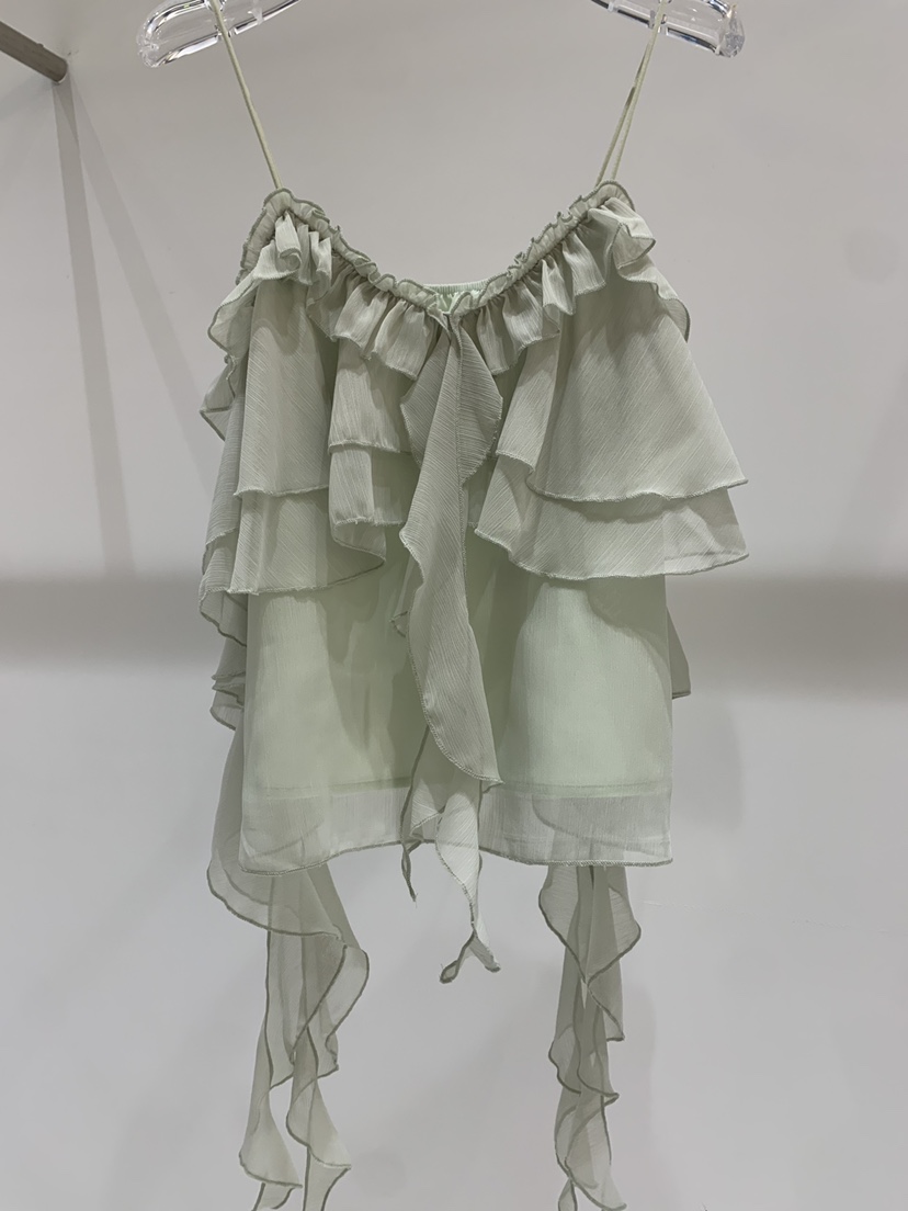 FABRIC韓國直郵女士新品26春夏休閑時尚熱賣職業吊帶背心FABRIC吊帶/背心圖色1