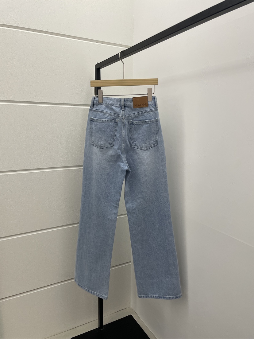 MOVENNE韓國代購女士新品熱賣休閑職業牛仔褲直筒牛仔修身MOVENNE牛仔褲
