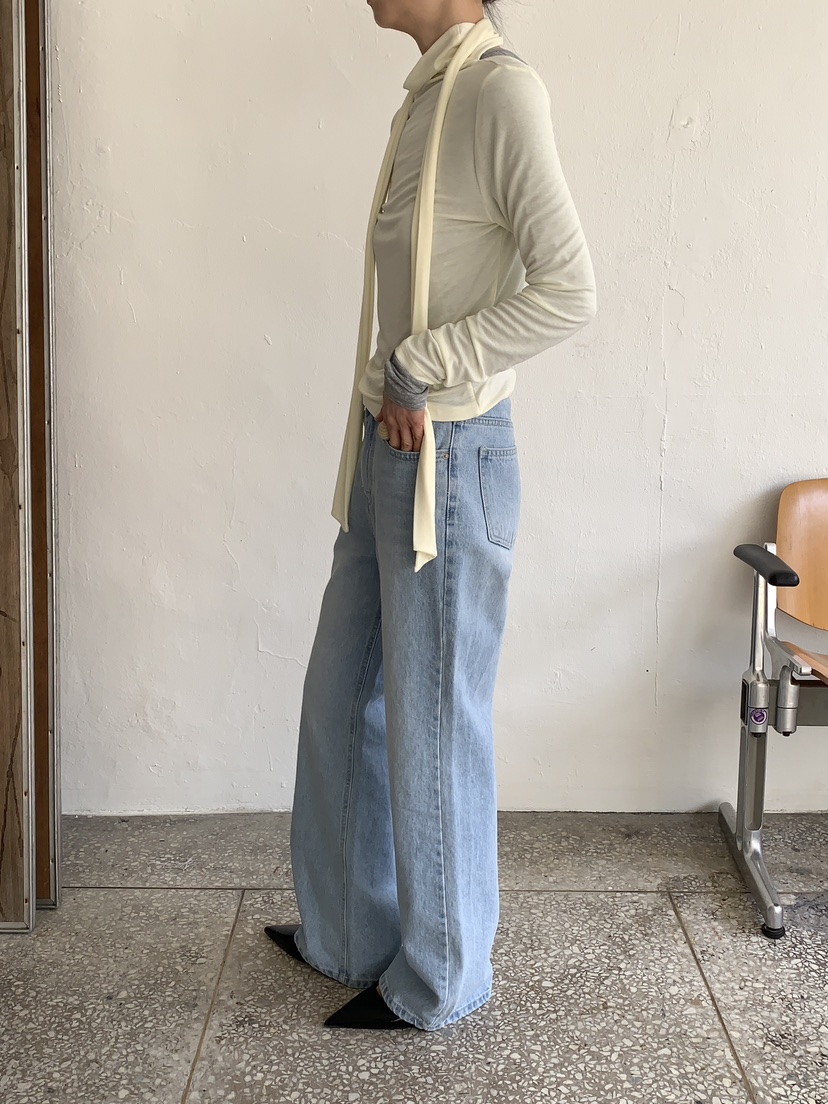 MOVENNE韓國代購女士新品熱賣休閑職業牛仔褲直筒牛仔修身MOVENNE牛仔褲