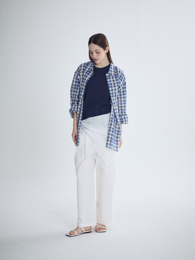 CM韓國東大門代購女裝新品人氣推薦熱賣時尚26春夏襯衫蕾絲衫CM_centimeter襯衫/蕾絲衫