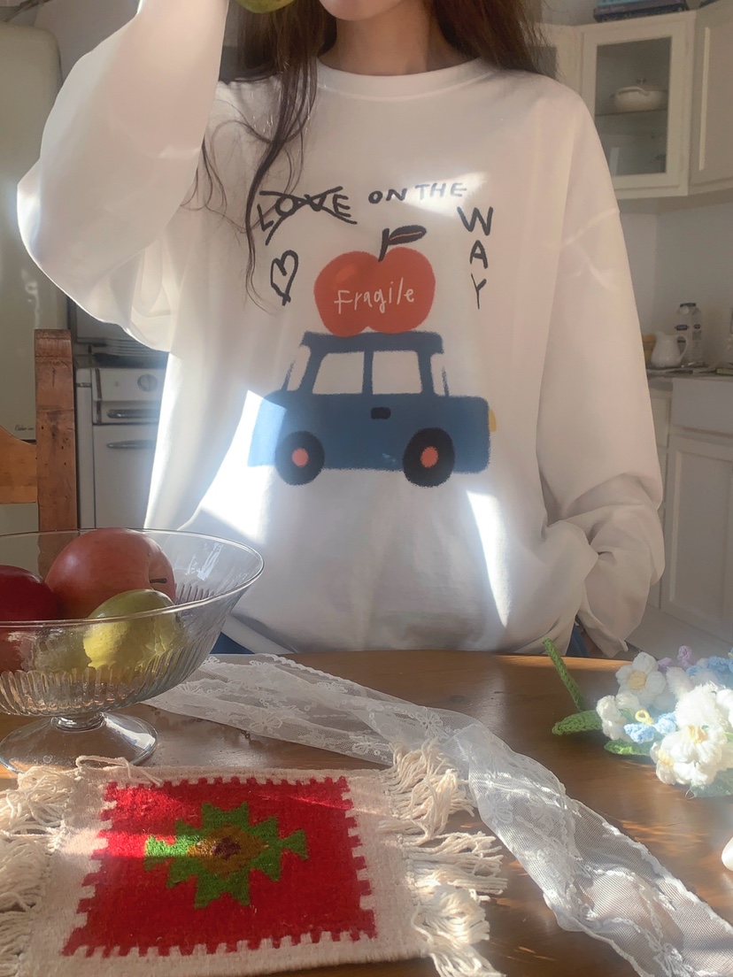 TOLL韓國直郵實拍女士新品26春夏推薦時尚熱賣人氣長袖T恤TOLL長袖T恤